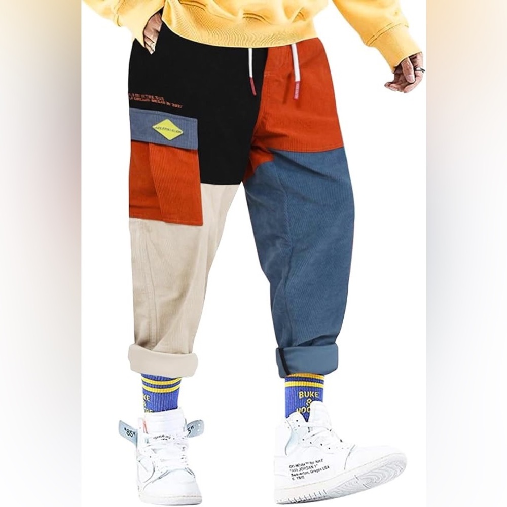 NWT Colorblock Men's Pants